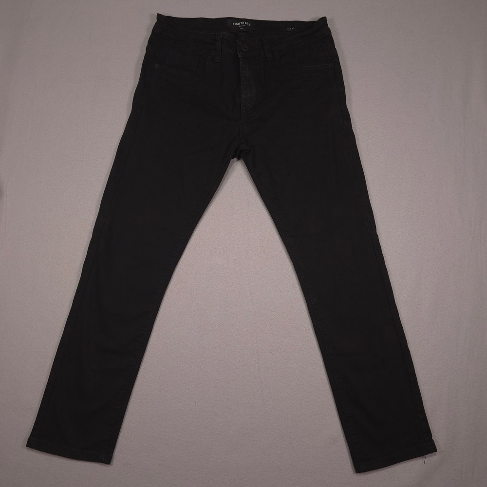 Kenneth Cole New York Cole Slim Fit Number 3 Black Jeans Mens 32x30